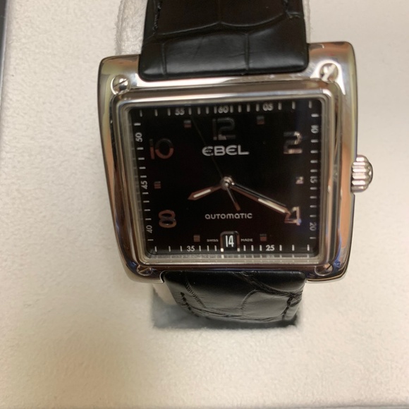 Ebel 1911 La Carree Automatic Watch-Black-Swiss - Picture 3 of 7